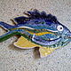 Панно-рыбка "Трима". Панно. Keramika-Lybava. Ярмарка Мастеров.  Фото №6
