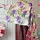 Блуза свободного кроя из шелковистой вискозы EGGDRESS IRISES. Рубашки. EGGDRESS (Eggdress). Ярмарка Мастеров.  Фото №5