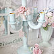 Заказать "Shabby rose". Канделябр на 5 свечей, деревянный. SharmGallery. Ярмарка Мастеров. . Подсвечники Фото №3