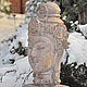 Buddha's head with a crown on a tree stand. Figurines. Decor concrete Azov Garden. Online shopping on My Livemaster.  Фото №2