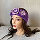 Order Headbands knitted on the head with a flower. vyazanaya6tu4ka. Livemaster. . Bandage Фото №3