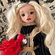 Кукла Алиса и фламинго, большая кукла, авторская кукла. Интерьерная кукла. Ника Зубарева  (verona.varona). Интернет-магазин Ярмарка Мастеров.  Фото №2
