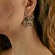 Серьги Бабочки с Лабрадорами. Серьги классические. Aventure.Jewelry. Ярмарка Мастеров.  Фото №4