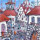 Графика Кошачья улица, Картины, Благовещенск,  Фото №1