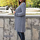 Чтобы лучше рассмотреть модель, нажмите на фото CUTE-KNIT Ната Онипченко Ярмарка мастеров Купить женский кардиган серый для офиса