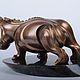 Статуэтка Hippopotamus (речная лошадь) бронзовая статуэтка бегемота. Статуэтки. Арт-галерея «Cultural heritage”. Ярмарка Мастеров.  Фото №4