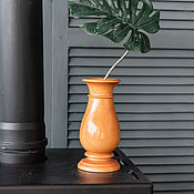 Посуда handmade. Livemaster - original item Vase of natural wood of the Siberian Cedar, dried flowers for V2. Handmade.