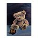  Double bourbon. Teddy bear and a glass of whiskey, Pictures, Voronezh,  Фото №1