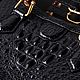 Сумка женская из натуральной кожи крокодила IMA0769B1. Классическая сумка. CrocShop товары из экзотической кожи. Ярмарка Мастеров.  Фото №7
