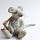 Artist toy Teddy Rat Symbol of new 2020 year, Teddy Toys, Kazan,  Фото №1