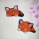 Felted brooch 'the Fox', Brooches, Magnitogorsk,  Фото №1
