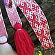 Girdle Femininity 2 white-red. Belts and ribbons. ЛЕЙЛИКА - пояса и очелья для всей семьи. My Livemaster. Фото №6
