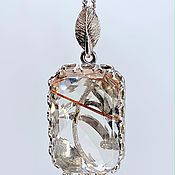 Украшения handmade. Livemaster - original item The author`s hair pendant in silver.. Handmade.