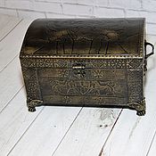 Для дома и интерьера handmade. Livemaster - original item Box: Bronze Casket