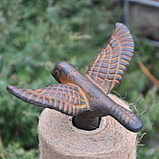 Для дома и интерьера handmade. Livemaster - original item Holder with Bobbin of Thread Bird Garden Decor. Handmade.