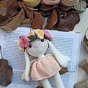 Куклы и игрушки handmade. Livemaster - original item Rabbit knitted. Handmade.