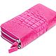 Клатч из кожи крокодила на двух молниях IMA0002F33. Кошельки. CrocShop товары из экзотической кожи. Ярмарка Мастеров.  Фото №4