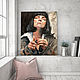 The Girl with the Cigarette, Pulp fiction, Uma Thurman, picture. Pictures. myfoxyart (MyFoxyArt). My Livemaster. Фото №6