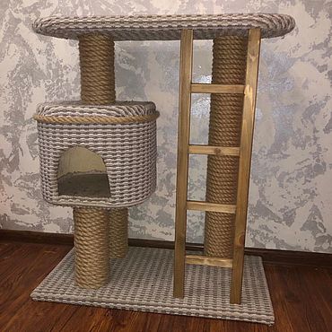Зоотовары ручной работы. Ярмарка Мастеров - ручная работа Домик для кошки. Handmade.