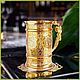 Unusual beer mug 'Golden' z366, Mugs and cups, Chrysostom,  Фото №1
