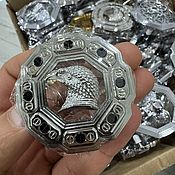 Материалы для творчества handmade. Livemaster - original item Accessories: Buckles made of white metal, for belts with a width of 3.8 - 4 cm.. Handmade.