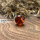 Order Beads ball 14mm made of natural Baltic amber cognac with husk. LUXAMBER. Livemaster. . Beads1 Фото №3