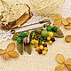 Order Brooch-pin with natural stones, a gift. Beaded jewelry. Livemaster. . Brooches Фото №3