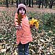 Комплект мужской женский: шапка и снуд (рыжий). Шапки. IRINA GRUDKINA Handmade Knitwear. Ярмарка Мастеров.  Фото №13