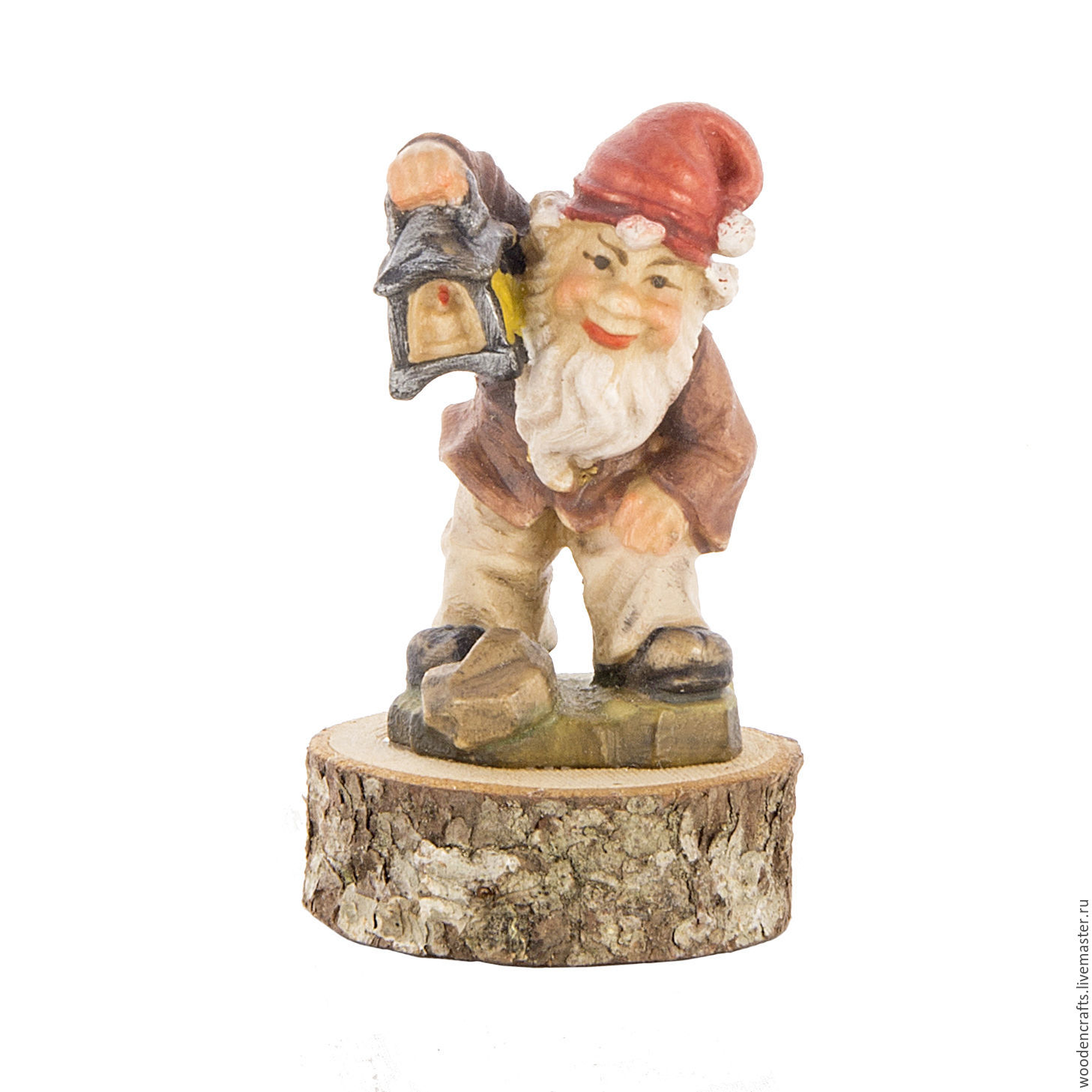 Фигурка из дерева "Домовой гном - сторож" в интернет-магазине Ярмарка ...