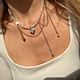 Чокер из Хрусталя с цепочками. Чокер. Ivanova jewelry. Интернет-магазин Ярмарка Мастеров.  Фото №2