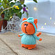 cat Tangerine. Stuffed Toys. fesartdecor (fesartdecor). Online shopping on My Livemaster.  Фото №2