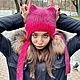 Заказать Шапка Кошка. Марина (Marlosha). Ярмарка Мастеров. . Шапки детские Фото №3