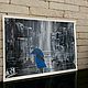 Картина Шум дождя указанная цена за размер 90на60, Картины, Тбилиси,  Фото №1