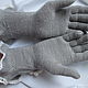 Order Gloves grey Merino with silk. Irina-snudy,hoods,gloves (gorodmasterov). Livemaster. . Gloves Фото №3