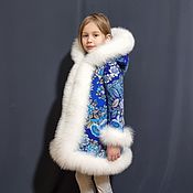 Одежда детская handmade. Livemaster - original item children`s hooded coat. Handmade.