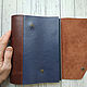 A5 notebook on rings brown with blue. Diaries. AM.Masterskaya (am-masterskaya). Online shopping on My Livemaster.  Фото №2