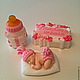 подарочный набор мыла "На  рождение девочки". Мыло. дина (dinamagicsoap). Интернет-магазин Ярмарка Мастеров.  Фото №2