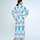 Женское пляжное кимоно Sky с принтом. Парео. 365days кимоно, кафтаны, халаты, костюмы. Ярмарка Мастеров.  Фото №4
