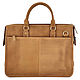 Williams Leather business bag (cocoa). Classic Bag. Russian leather Guild. My Livemaster. Фото №4