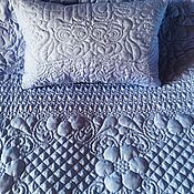 Quilted patchwork bedspread