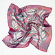 Chiffon silk scarf 'Karkade', batik. Shawls1. ArtBeklov. Online shopping on My Livemaster.  Фото №2