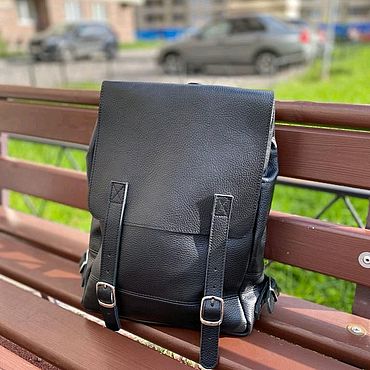 Сумки ручной работы. Ярмарка Мастеров - ручная работа Рюкзак кожаный. Handmade.
