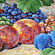 Натюрморт с персиками (копия картины в мозаике). Картины. Татьяна (mosaicdecor). Интернет-магазин Ярмарка Мастеров.  Фото №2