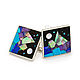 EARRINGS Landscape of natural stones. Earrings of a copyrighted work. Earrings. ARIEL - MOSAIC. My Livemaster. Фото №5