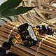 Order Baltic amber bracelet, cherry color, green amber insert. Mark Amberstein, sale amber products. Livemaster. . Bead bracelet Фото №3
