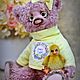 Заказать Пасхальный Тедди Мишка. KlemaBears. Ярмарка Мастеров. . Мишки Тедди Фото №3