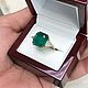 8.20tcw 18K Three Stone Emerald & Diamond Ring. Rings. JR Colombian Emeralds (JRemeralds). My Livemaster. Фото №4