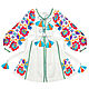 Short dress with wedges "Floral fantasy". Dresses. Plahta Viktoriya. Online shopping on My Livemaster.  Фото №2