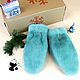 Whole fur mink mittens mittens for lovely ladies 2. Seven colors, Mittens, Ekaterinburg,  Фото №1