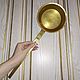 Винтаж: 41 см. Латунь. Франция. Ковш с длинной ручкой, Столовые приборы винтажные, Москва,  Фото №1
